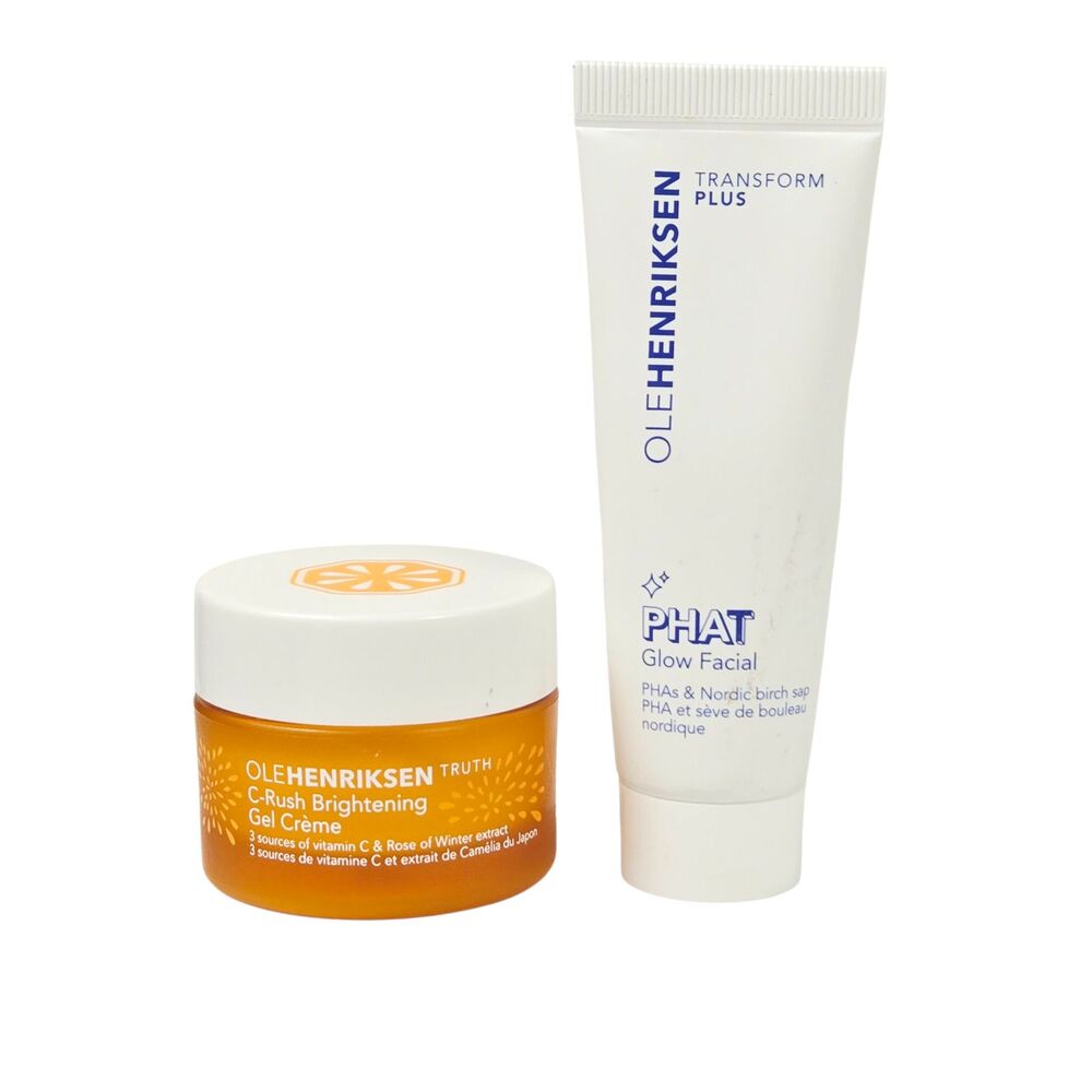 Ole Henriksen Set: Phat Glow Facial 15 ml & C-Rush Brightening Gel Creme 15 ml